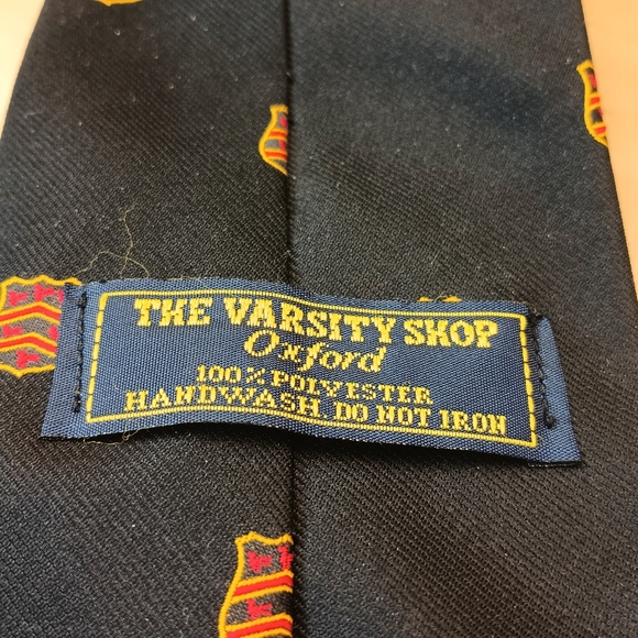 Oxford University The Shop Varsity Mens Rare Nuffield College Genuine Necktie - Picture 4 of 11